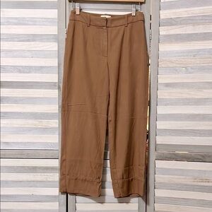 Sezane Elegant Brown Women's Pants